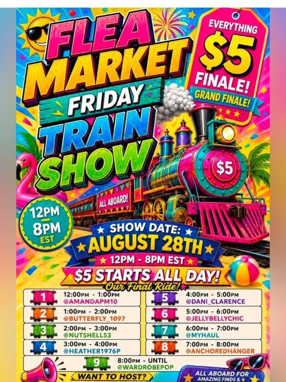 Flea Market Friday Train Show FINALE!
